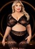 2 Piece Crop Top and Skirt Set  Queen Size