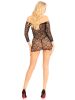 Seamless Heart Net Mini Dress  One Size