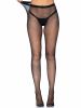 Rhinestone Fishnet Crotchless Tights  One Size