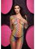 Fencenet Rainbow Mini Dress  One Size