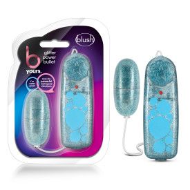B Yours  Glitter Power Bullet  Blue