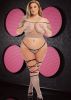 Crop Top, Gstring and Thighhigh Set