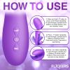 Tri Flick Flicking Silicone Rabbit Vibrator
