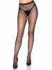 Rhinestone Fishnet Crotchless Tights  One Size