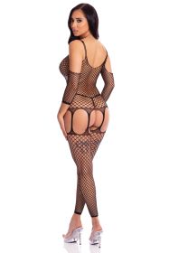 In My Head Net Bodystocking  One Size
