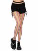 Neon Rainbow Striped Fishnet Tights  One Size