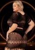 2 Piece Crop Top and Skirt Set  Queen Size