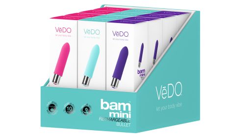 Bam Mini Bullet  Assorted 12 Pc Display