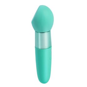 Rina Rechargeable Dual Motor Silicone 15 Function Vibrator (Option: Green)