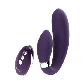 Jeni C (Option: Shaped Dual Motor Vibe With Remote  Purple)
