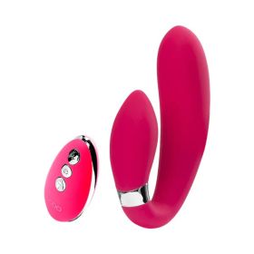 Jeni C (Option: Shaped Dual Motor Vibe With Remote  Pink)
