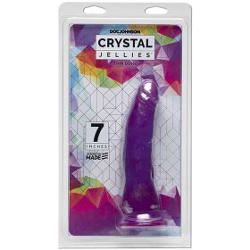 Crystal Jellies - 7 Inch Thin Dong (Color: purple)