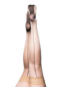 Ruby  Cuban Heel Thigh High (Option: Size a  Nude)