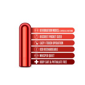 Kool Vibes (Option: Rechargeable Mini Bullet  Cherry)